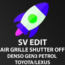 Модуль SVedit AIR GRILLE SHUTTER OFF DENSO GEN3 PETROL TOYOTA LEXUS