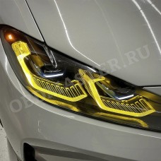 Желтые ангельские глазки для BMW 4 серии в кузове G22, G23